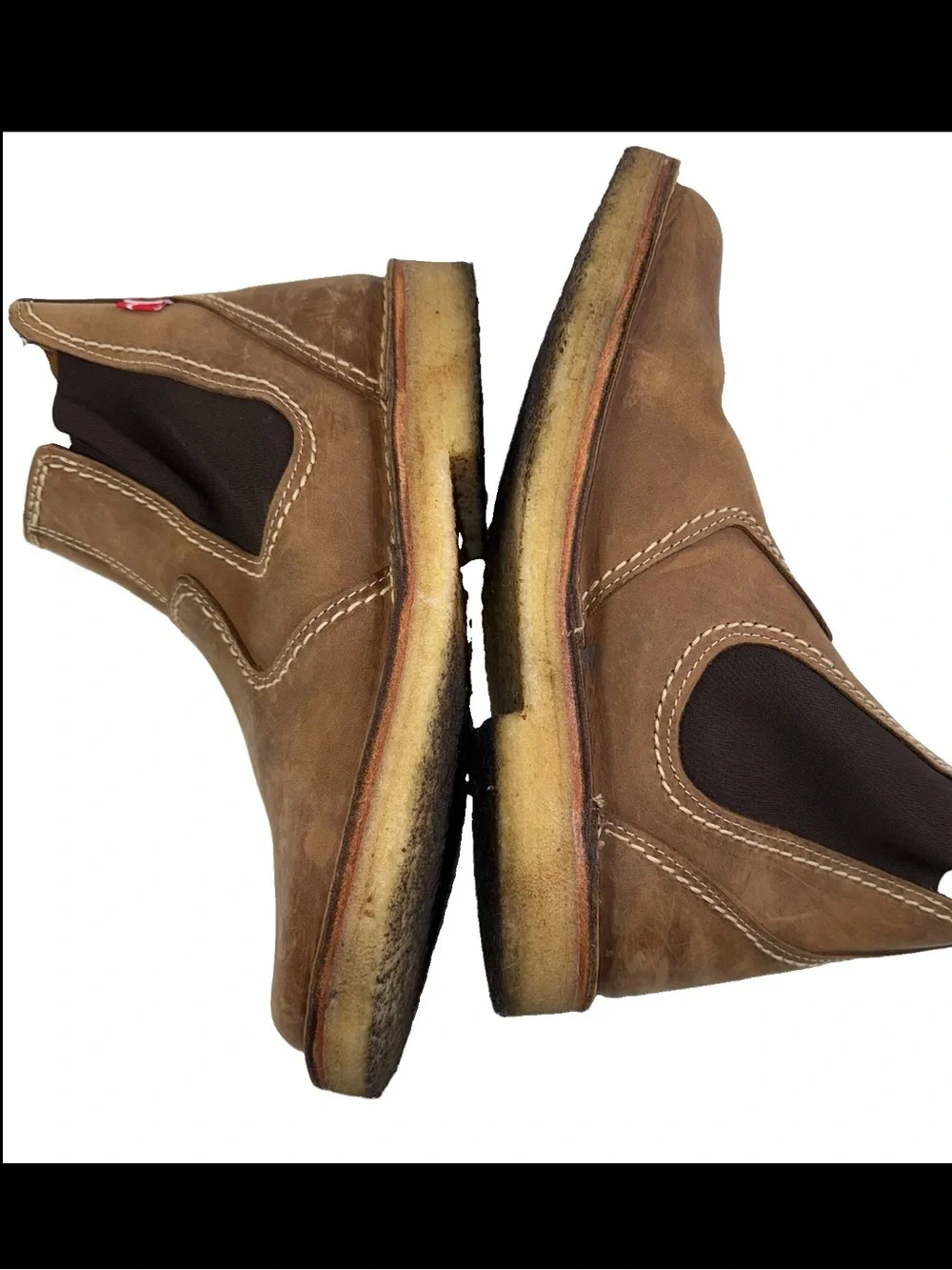 Duckfeet Roskilde Chelsea EU42 US W11 M9 Brown Women Men Pull On Boot Shoe EUC